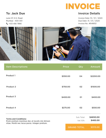 Invoice with InvoiceOwl