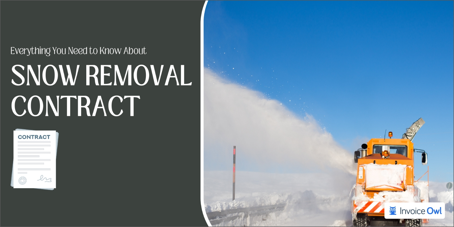 Everything You Need to Know About Snow Removal Contract